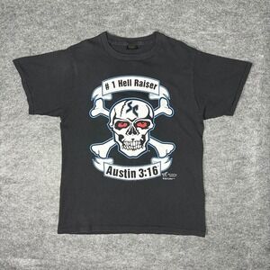 Vtg 1998 WWF STONE COLD STEVE AUSTIN 3:16 Shirt L CHANGES Tag Single Stitch